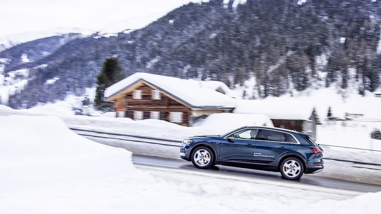 Audi har støttet World Economic Forum som shuttlepartner hver år siden 1987 - i 2019 er årsmødet i Davos