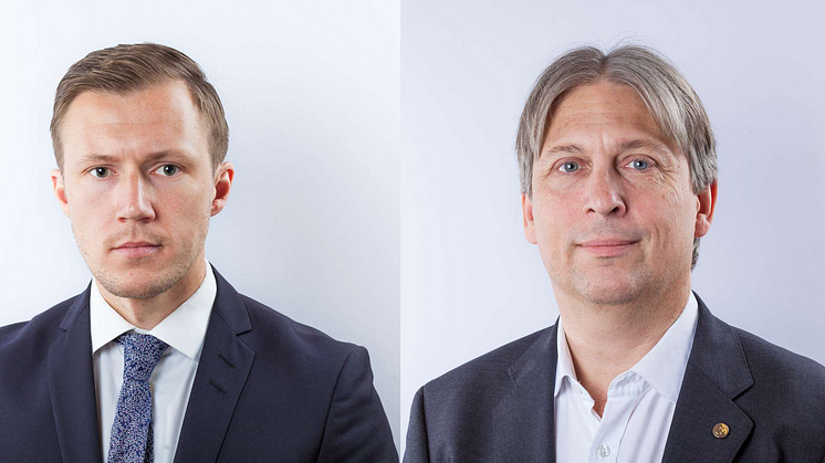 Pontus Andersson till vänster och Michael Rosenberg till höger