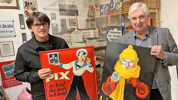 Peter Candell, ordförande i Ahlgrens Donationsfond och Ove Anonsen.