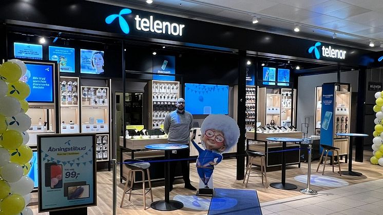 Telenor åbner første butik i stormagasin i Salling Aarhus 