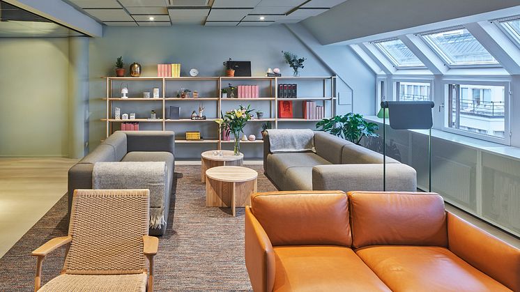 Loungen hos Morris Law Stockholm