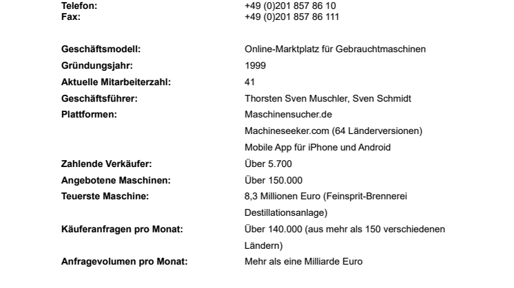 Pressemappe Maschinensucher (PDF)