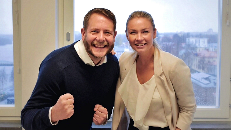 Per och Linnea redo för PNs resa mot miljarden