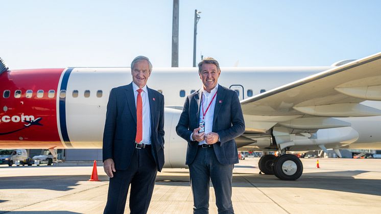 From left_Founder Bjørn Kjos and CEO Geir Karlsen