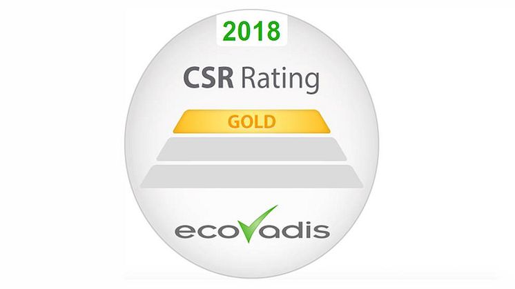 EcoVadis Gold 2018