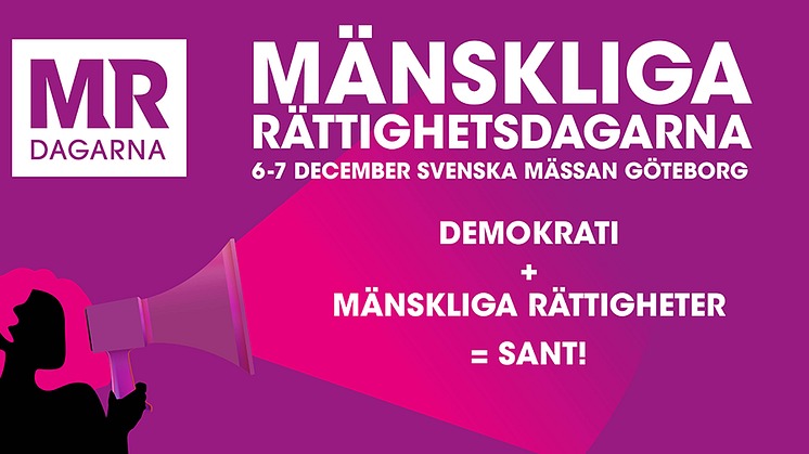Nu släpps programmet till Mänskliga Rättighetsdagarna i Göteborg 6-7 december!