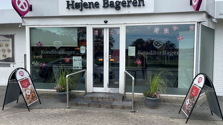Filialen af Højene Bageren på Skagensvej i Hjørring lukker per 29. september. Foto: PR.
