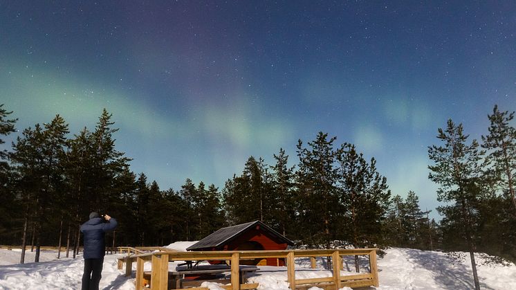 Norrsken Hamptjärnsstugan