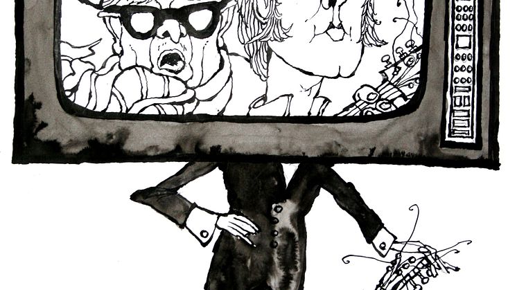Evert och Sven-Bertil Taube - illustration EWK