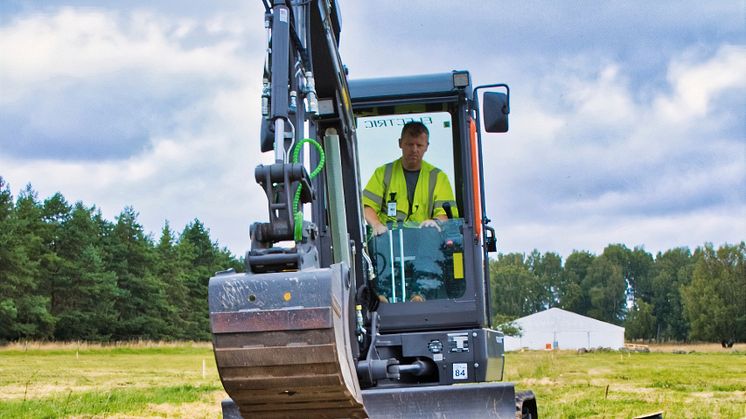 Volvo ECR25 Electric på Jamboree22