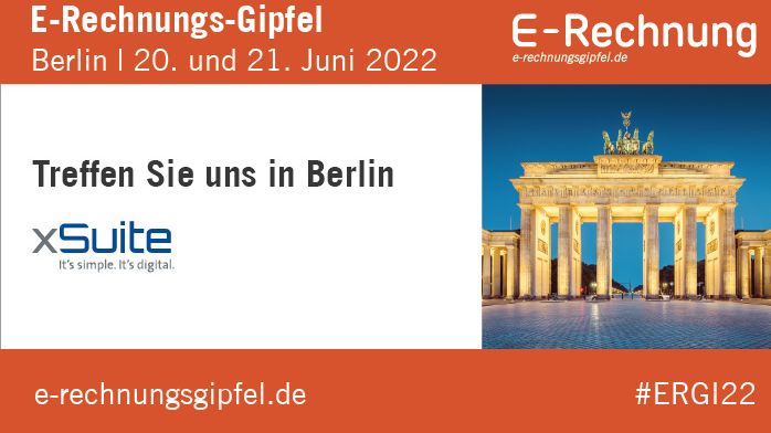 Auf dem E-Rechnungs-Gipfel 2022 zeigt xSuite Lösungen für die Rechnungsbearbeitung
