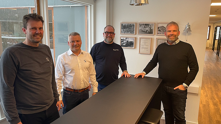 Thomas Vitting, Thomas Jansteen, Jan Bech och Peter Andersen.