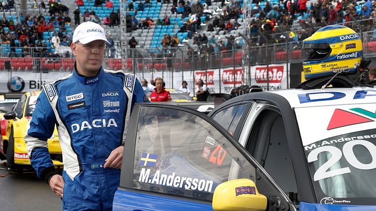 Nu drömmer Andersson om STCC-pallen med Dacia