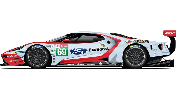 Ford hylder Le Mans-sejre med unikke Ford GT-design
