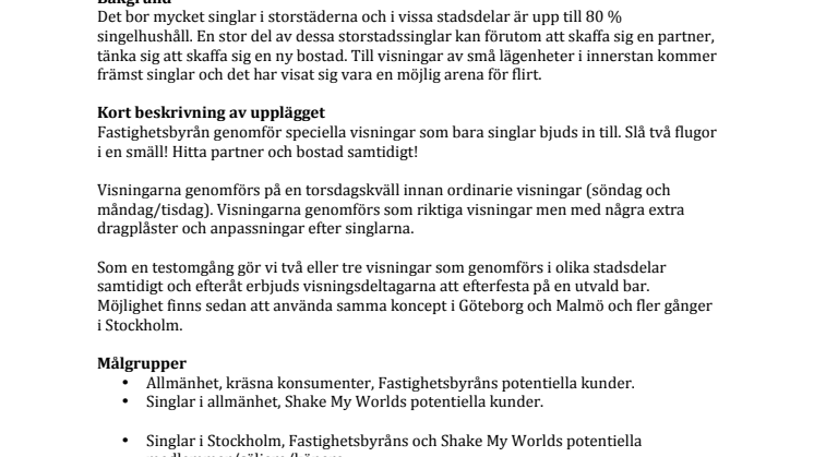 Ny undersökning: Singlar om jakten på bostad och kärlek