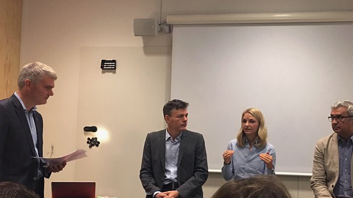 Maria Svantemark Nordic Sustainability Manager, Findus under panelsamtalet Skånska företags syn på hållbarhet och lönsamhet