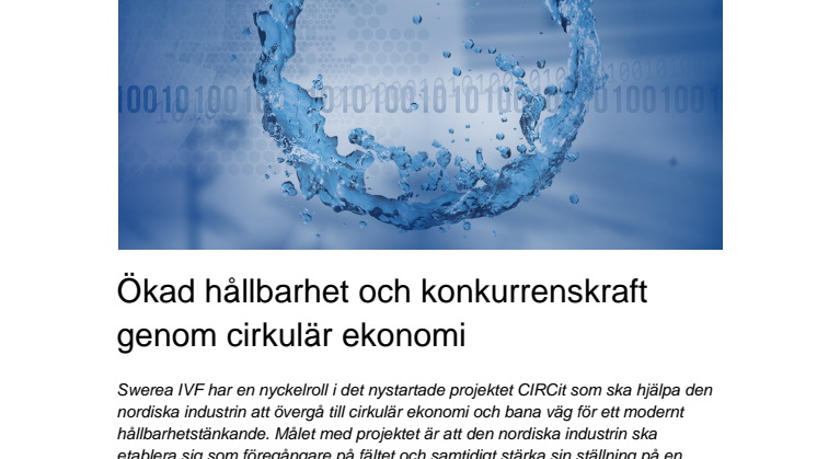 Ökad hållbarhet och konkurrenskraft genom cirkulär ekonomi