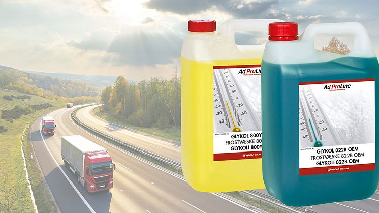  AdProLine® Glykol 800Y och 800B är två högkvalitativa OEM-godkänd longlife glykol. 