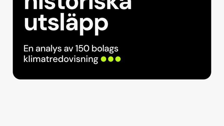 Rapport: Storföretagens historiska utsläpp