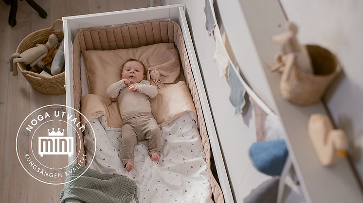 KungSängen blir först ut i sängbranschen att lansera ett helt eget babysortiment.