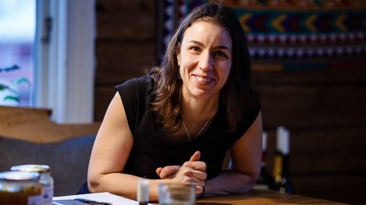 Sara Rezgui är ordförande för Nära Mat Boden