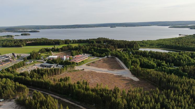 På Hamnvikens industriområde finns plats för nya etableringar.    Foto: Sara Holm