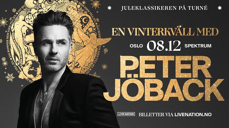 PETER JÖBACK ENDELIG TILBAKE MED EN HELT SPESIELL JULEKONSERT!