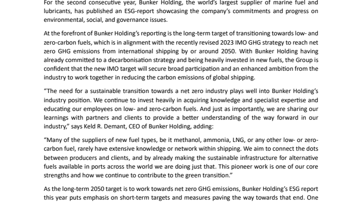 Bunker Holding launches ESG report_PRESS RELEASE.pdf
