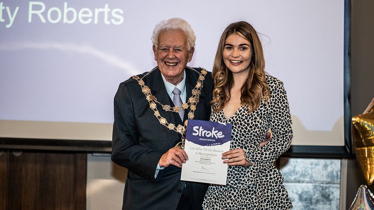 ​Devon stroke survivor receives regional recognition