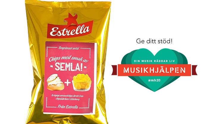 Estrellas chips med smak av semla såldes aldrig i butik men blev en riktig snack(s)is i början av 2020