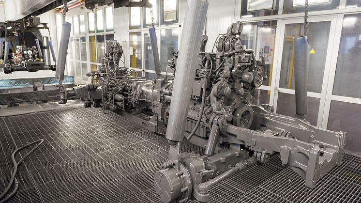 CLAAS traktorfabrik i Le Mans