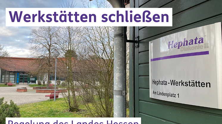 Blick in den Innenhof der Werkstätten Am Lindenplatz in Treysa. Von der Schließung sind auch die Metallwerkstatt in Ziegenhain, die Für Uns-Manufakturen in Fritzlar und Treysa sowie die Betriebe der Sozialen Landwirtschaft Hephatas betroffen.