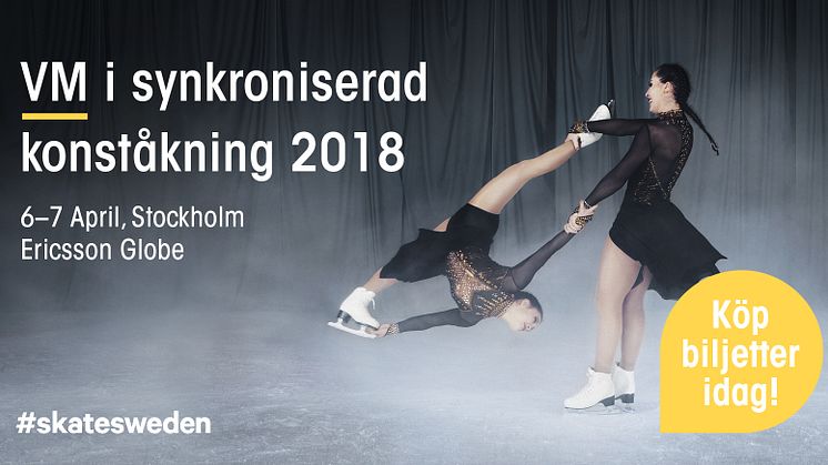 VM i synkroniserad konståkning 2018 – Stockholm, 6–7 april