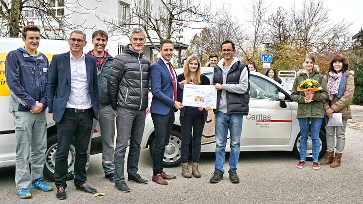 Bayernwerk-Azubis sammeln Spenden und organisieren Mini-Olympiade für die Kinder des Caritas Kinderdorfs Irschenberg