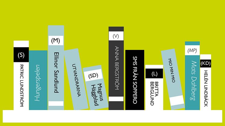 Ta chansen - låna en politiker på biblioteket 22-23 augusti.