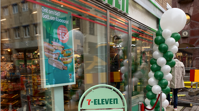 7-Eleven expanderar – öppnar sin första butik i Uppsala