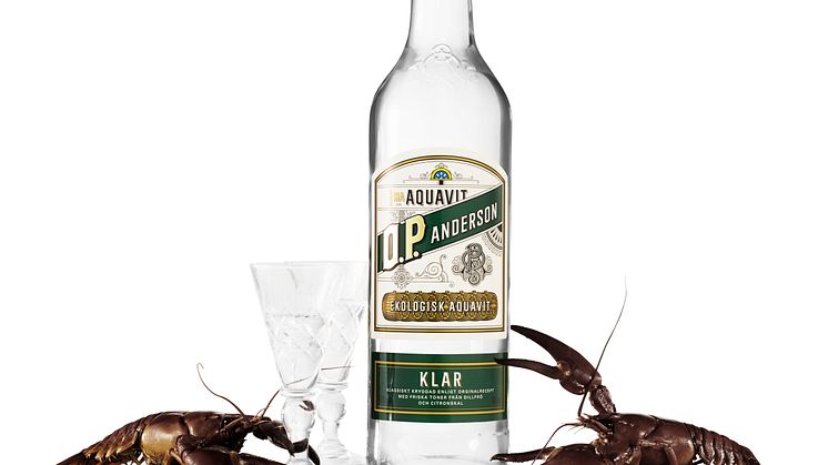 Nytt kryddat brännvin anpassat till havets läckerheter - O.P. Anderson Klar med smak av dillfrö och citronskal lanseras i Sverige