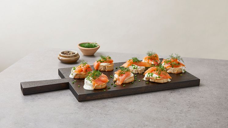 Røkt laks toast