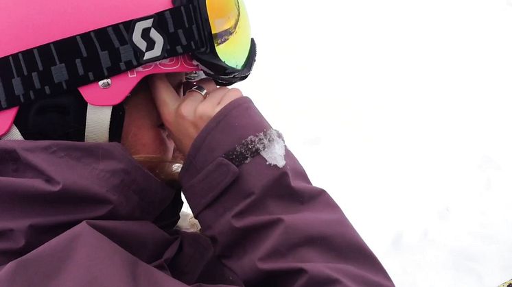 Första svängen i Ramundberget 24:e oktober 2014