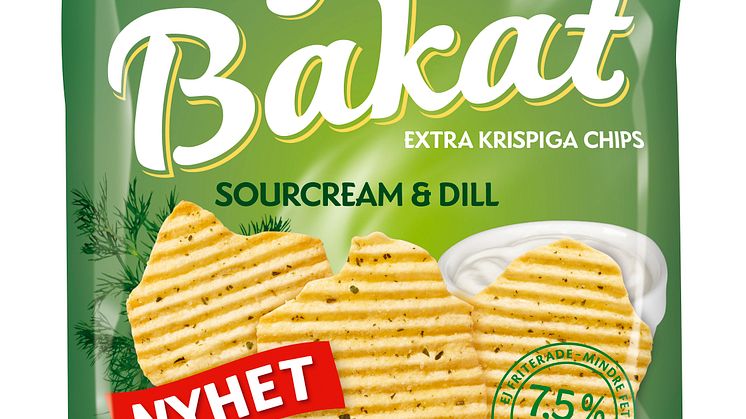 Sveriges enda ugnsbakade chips i ny smak 