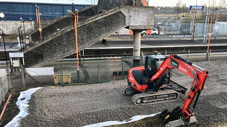 Ground work taking place at Stechford station