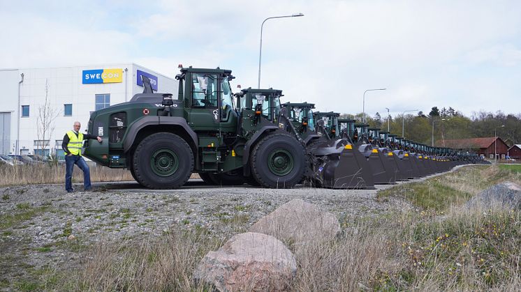 Tomas Nieminen och Volvo hjullastare till FMV
