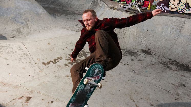 Skatebowl og aktivitetspark i Gamlebyen