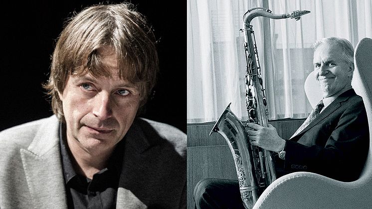 Scott Hamilton & Jan Lundgren Kvartett kommer till Palladium Malmö 9 februari. Foto: Thomas Schloemann (J Lundgren), Stephen Freiheit (S Hamilton)