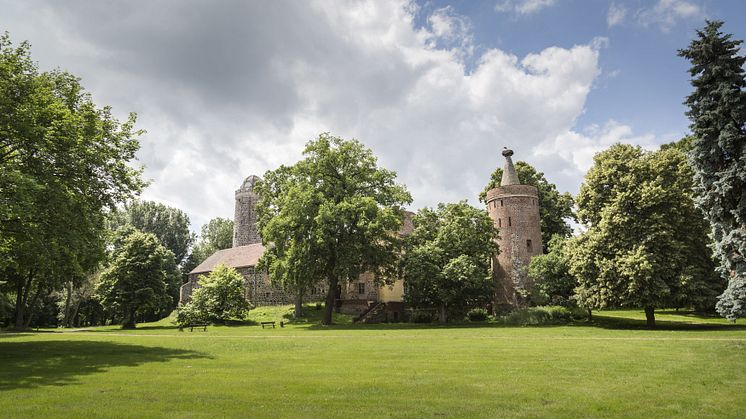 Burg Ziesar im Fläming: Von ihrem 35 Meter hohen Aussichtsturm hat man einen wunderbaren Aus- und Überblick über Ziesar und seine Umgebung. Foto: TMB-Fotoarchiv/Steffen Lehmann.