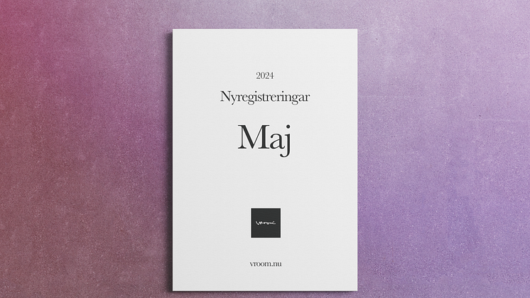 Nyregistreringar maj 2024