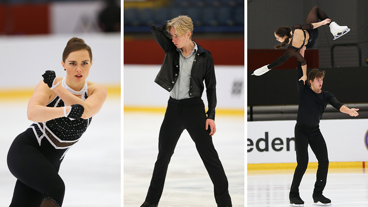 Uttagna till EM: Josefin Taljegård, Andreas Nordebäck samt Greta och John Crafoord