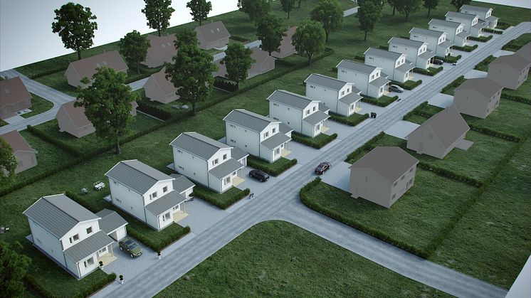 Myresjöhus säljstartar unika bostadsrätter med villakaraktär i Örebro 