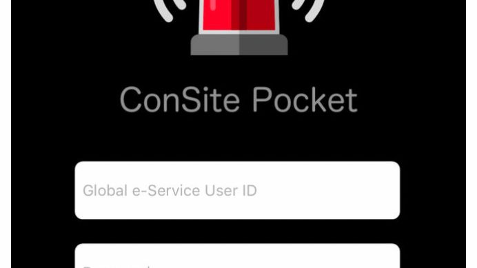 Hitachi ConSite pocket app