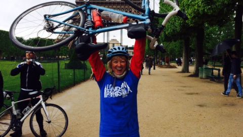 Team Nick takes on London to Paris Bike Ride